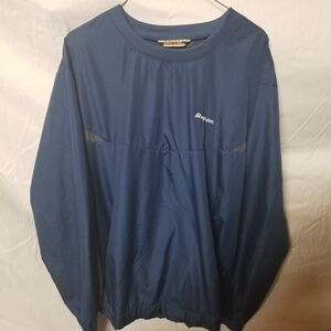 Snap-on Men’s Lightweight Navy Pullover Shirt Jacket